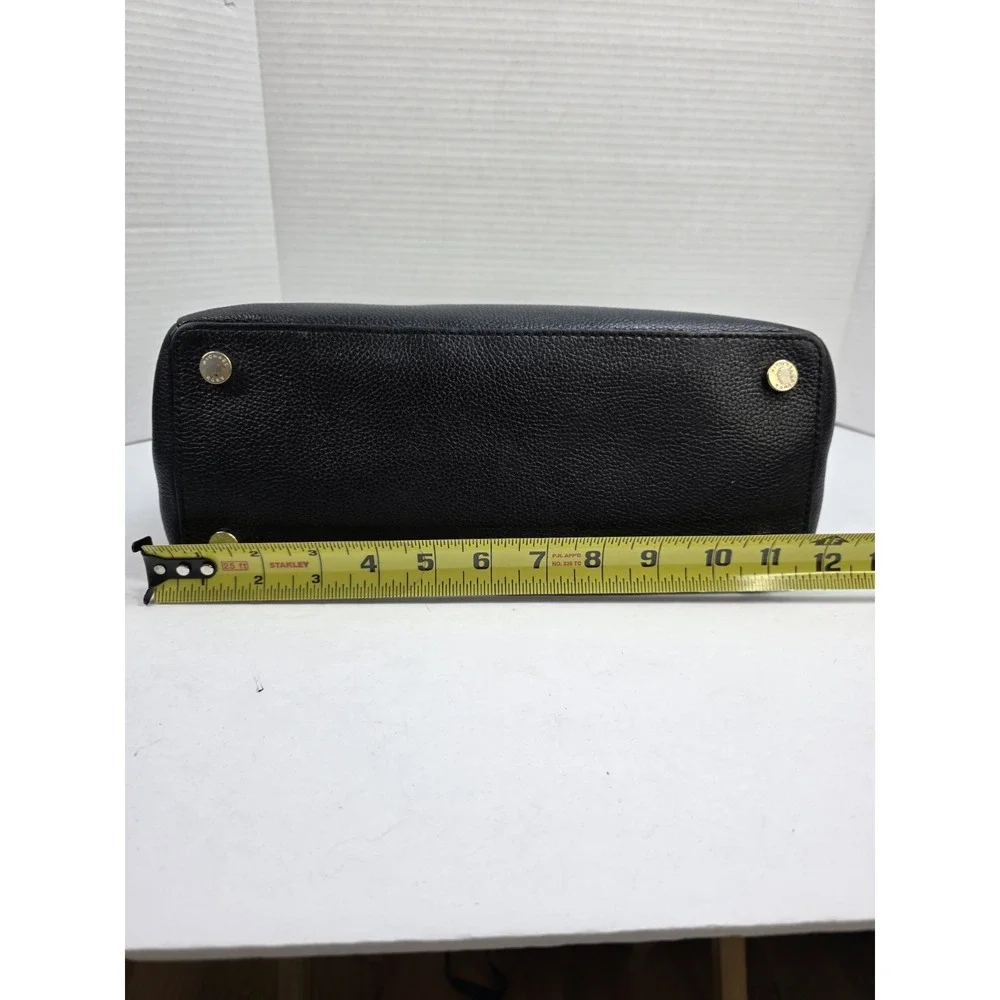 Michael Kors Maxine medium pebbled leather dome satchel in‎ black